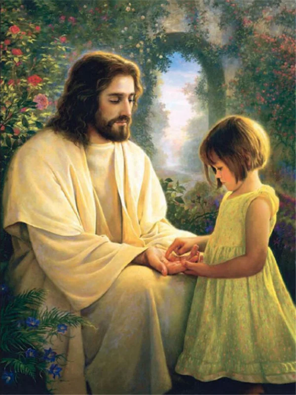 Diamond Painting - Full Round/Square Drill - Jesus(30*40 - 50*60cm)