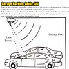 Sutekus Dual Laser Parking Assistant Garage Parking Aid Adjustable Garage Park Guide Sensor with AC Adapter