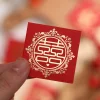 10PCS Best Wishes Mini Scattering CNY Red Packet Envelope