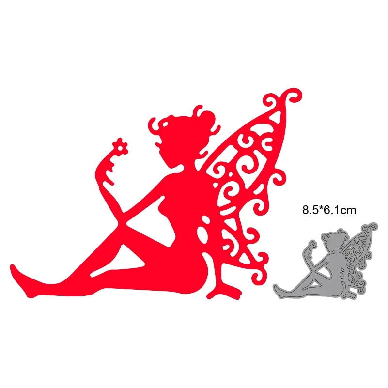 Craft Dies Metal Cutting Dies Cut Die Christmas Elves Angel Scrapbooking Dies Craft Paper Knife Mould Blade Punch Steencils Dies