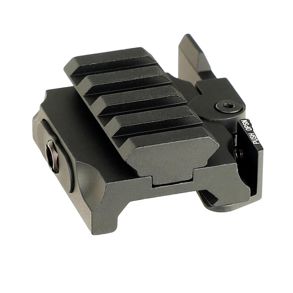 ohhunt® New Quick Release QD 20mm Picatinny Rail Adapter Height 0.5 0.75 0.83 inch 4 Slots Red Dot Sight Riser Mount 