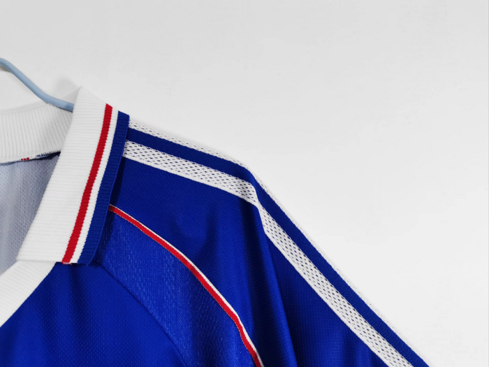 1998 France home retro Men's Football T-Shirt Thai Quality