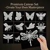 12Pcs DIY Pearl Painting Insect for Home Wall Decor(15x15cm)