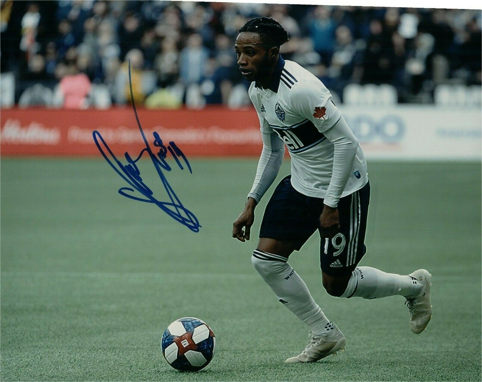 Vancouver Whitecaps Lass Bangoura Autographed Signed 8x10 MLS Photo Poster painting COA #1