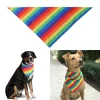 Pet Dog Scarf Bandana Washable Rainbow Saliva