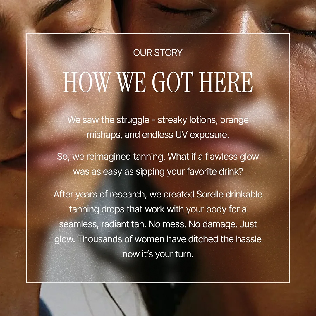 Sorelle Glow Drops | Tanning Supplement for Radiant Skin