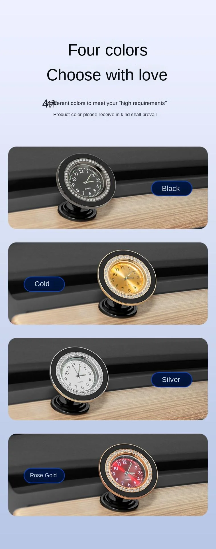 Car quartz watch magnetic navigation bracket