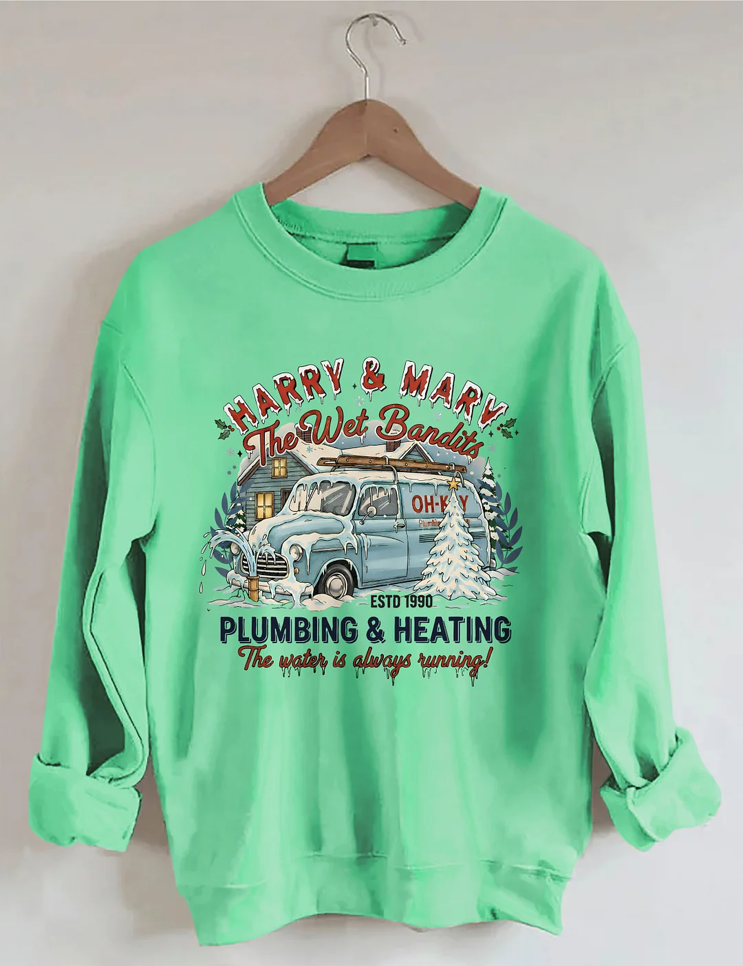Happy & Mary The Wet Bandits Christmas Sweatshirt