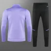 2022/2023 Real Madrid Long Zipped Jacket Purple Football Shirt Set love fball