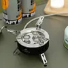 6800W Camping Gas Stove with Storage Bag Foldable Picnic Stove Cooking Accessory
