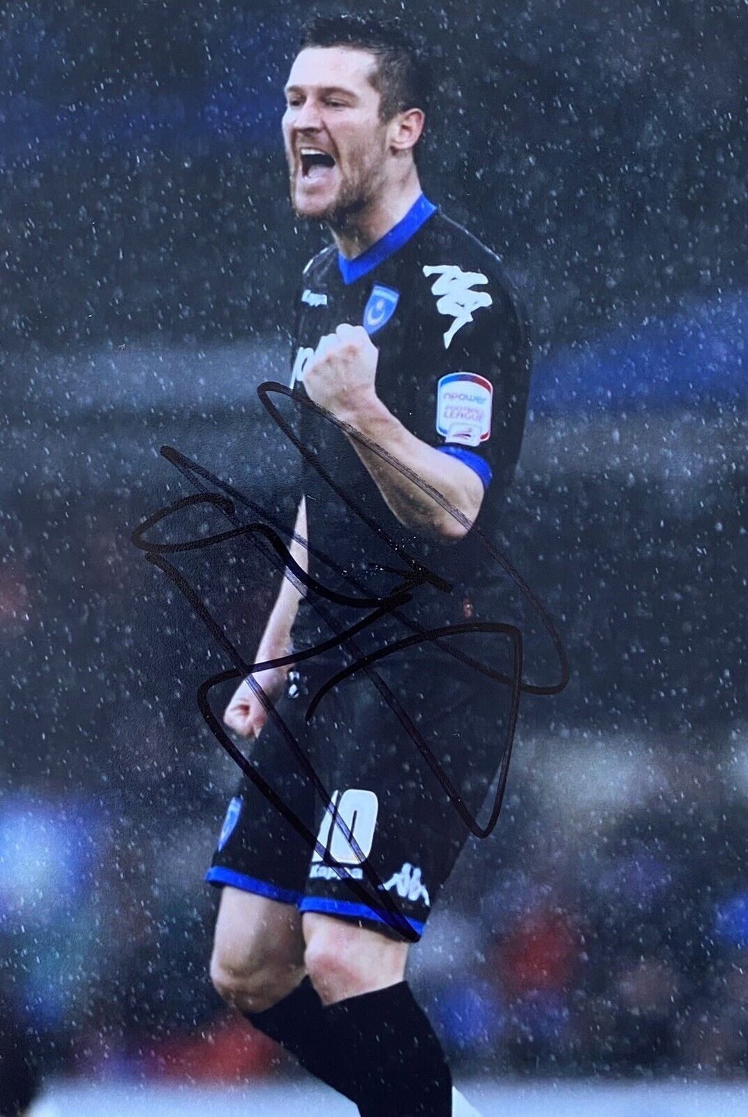 David Nugent Genuine Hand Signed Portsmouth 6X4 Photo Poster painting 2