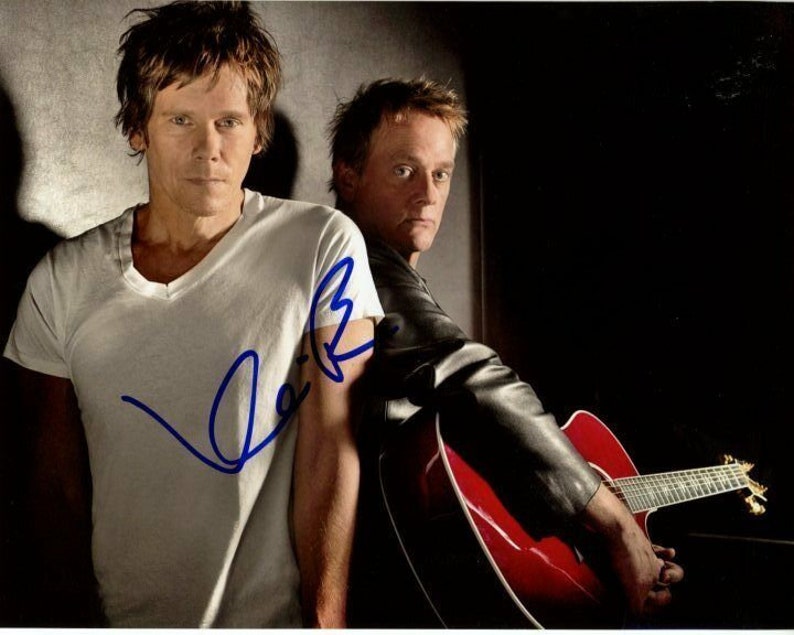 Kevin and michael bacon signed autographed Photo Poster painting