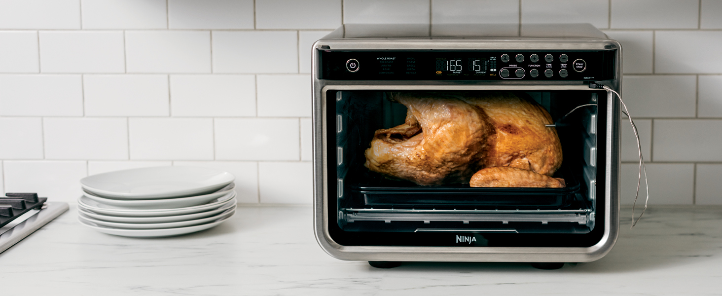 roast chicken, whole roast chicken, large capacity, large countertop oven, roast turkey