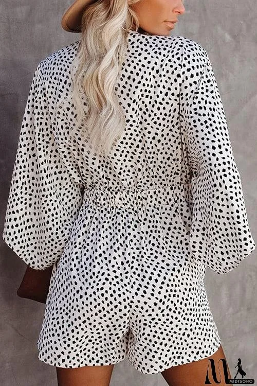 MidiSono - Print Bat Knot Romper