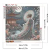 (40*40cm)Japanese Geisha Beauty - Full Round Drill Diamond Painting