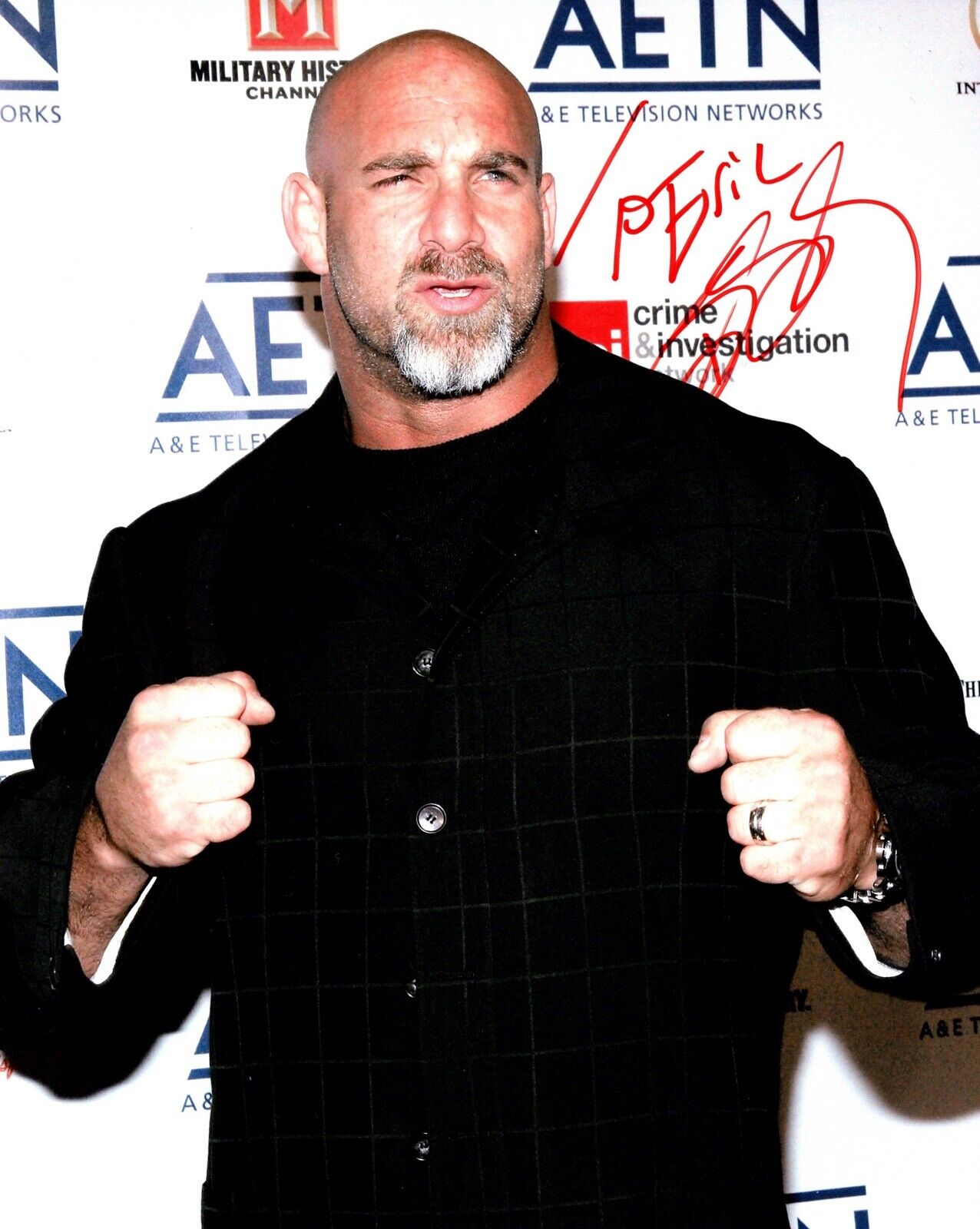 TO ERIC - Bill Goldberg Signed - Autographed Wrestler - Actor 8x10 inch Photo Poster painting