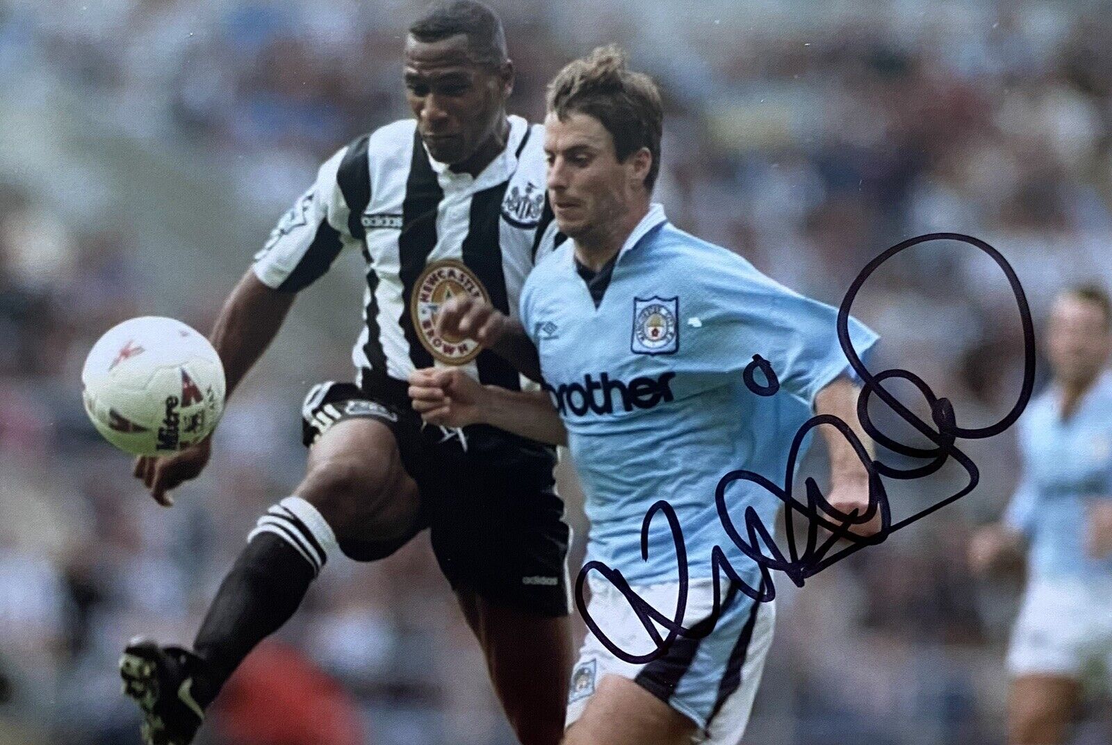 Kit Symons Genuine Hand Signed Manchester City 6X4 Photo Poster painting