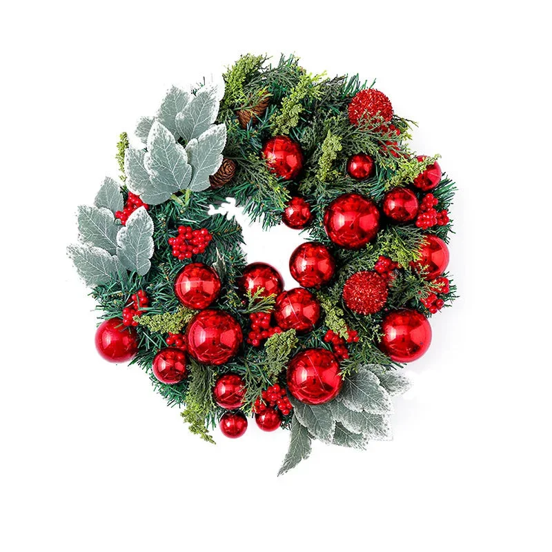 Christmas Wreath-Red Flame