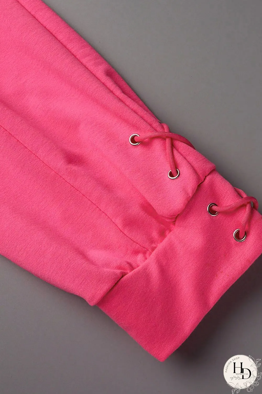 Red Casual Solid Split Joint Spaghetti Strap Sleeveless Two Pieces