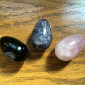 pornhint Pornhint Set of 3 Medium Gemstone Kegel Eggs