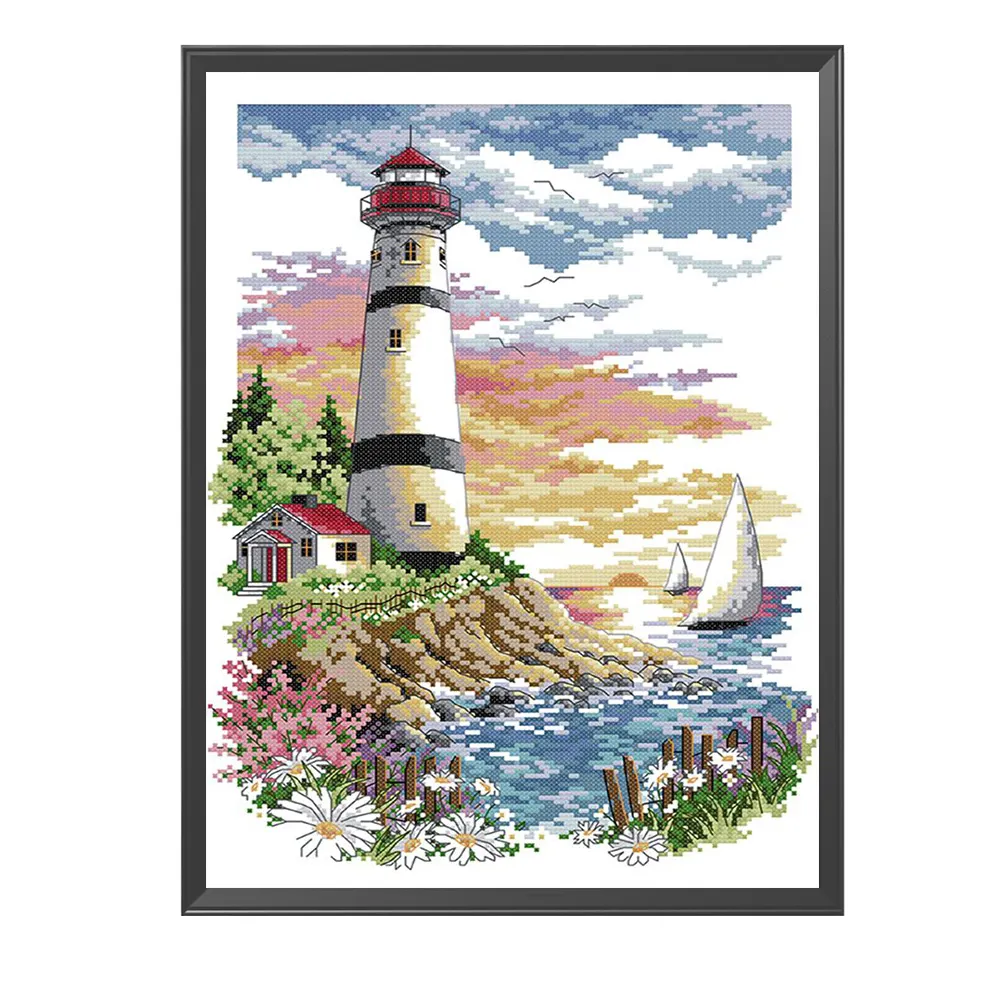 11ct Counted Cross Stitch - Lighthouse(40*50cm)