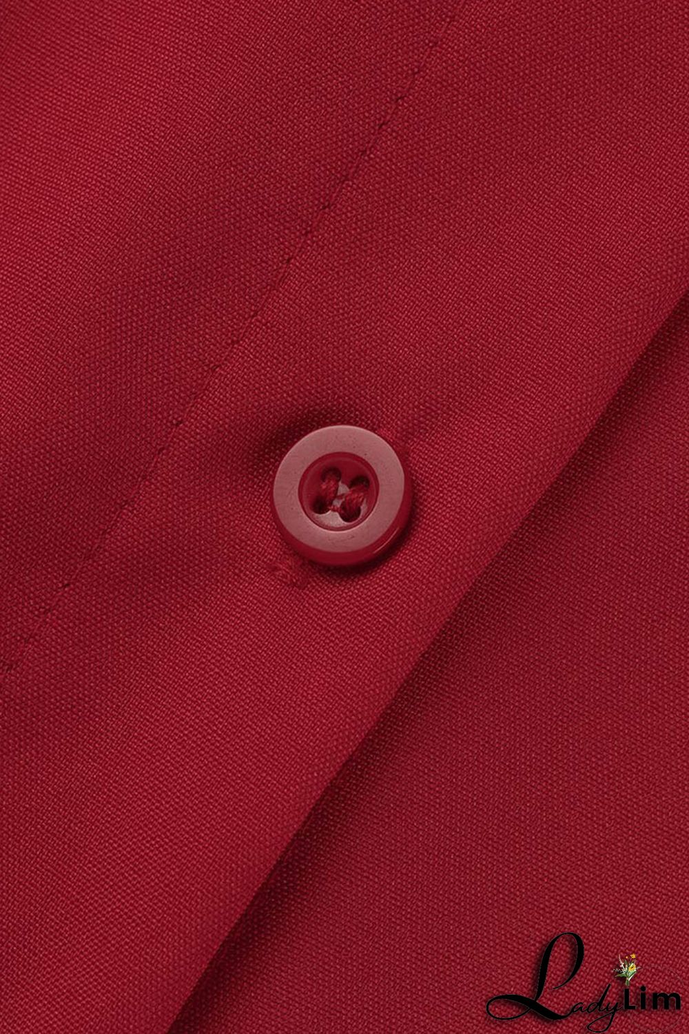 Black Casual Solid Patchwork Buckle Turndown Collar Straight Plus Size Dresses