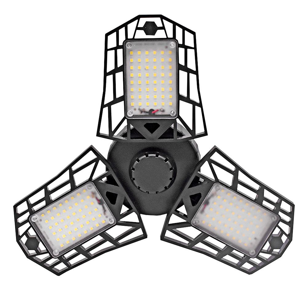 

E27 144LED 60W Iron Man Deformation Folding Creative Hanging-Night Light, 501 Original
