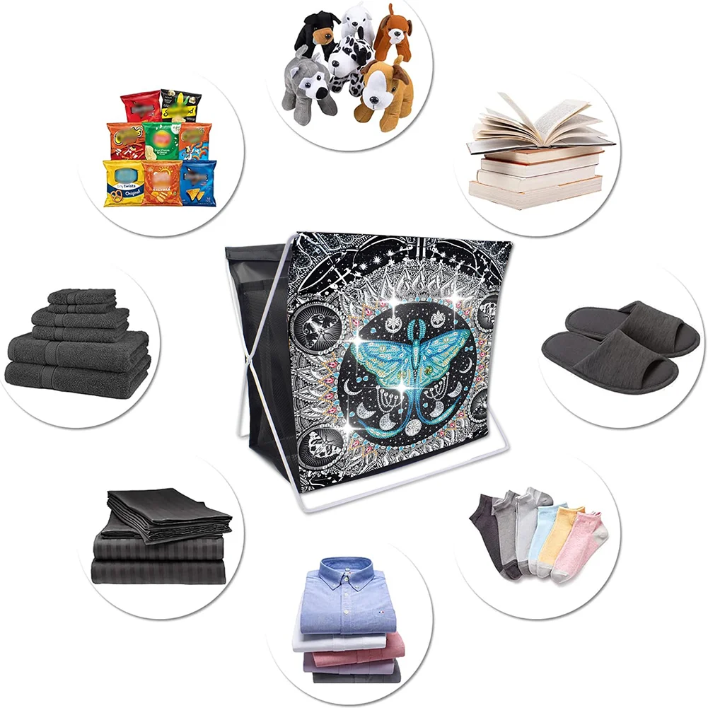 DIY Moth Special Shape Diamond Painting Storage Rack for Adults Kids