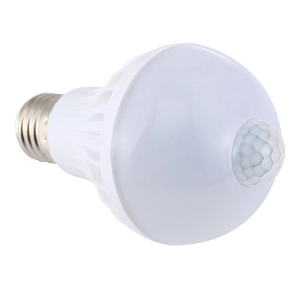 9W E27 Infrared Body PIR Motion Sensor Lamp Auto Smart LED