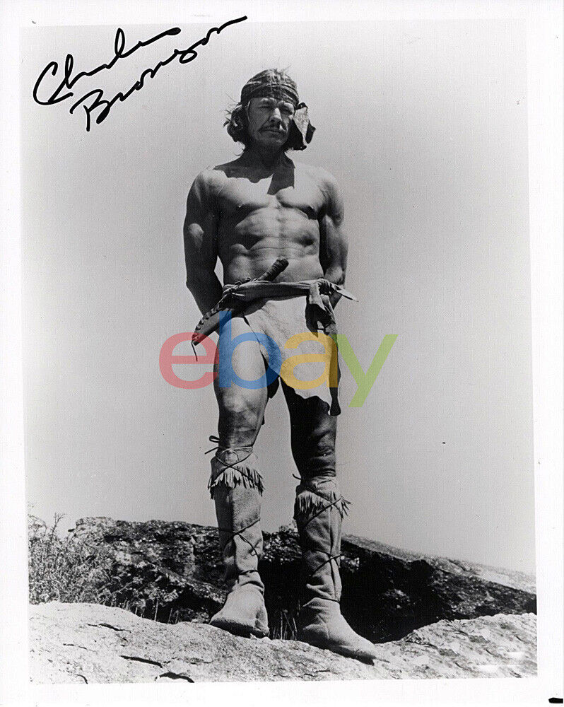 CHARLES BRONSON SIGNED 8x10 Photo Poster painting reprint