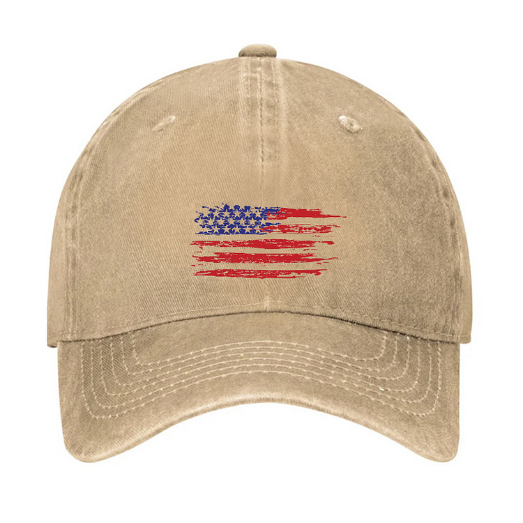 Colorful Flag Print Hat
