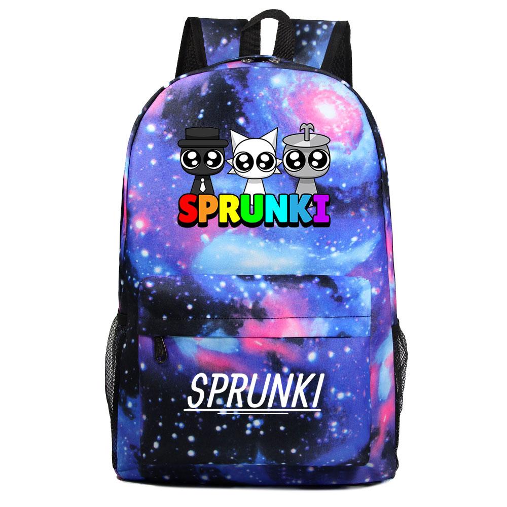 Mayoulove Sprunki Backpack Lightweight Design for Everyday Use Kids School Bag-Mayoulove