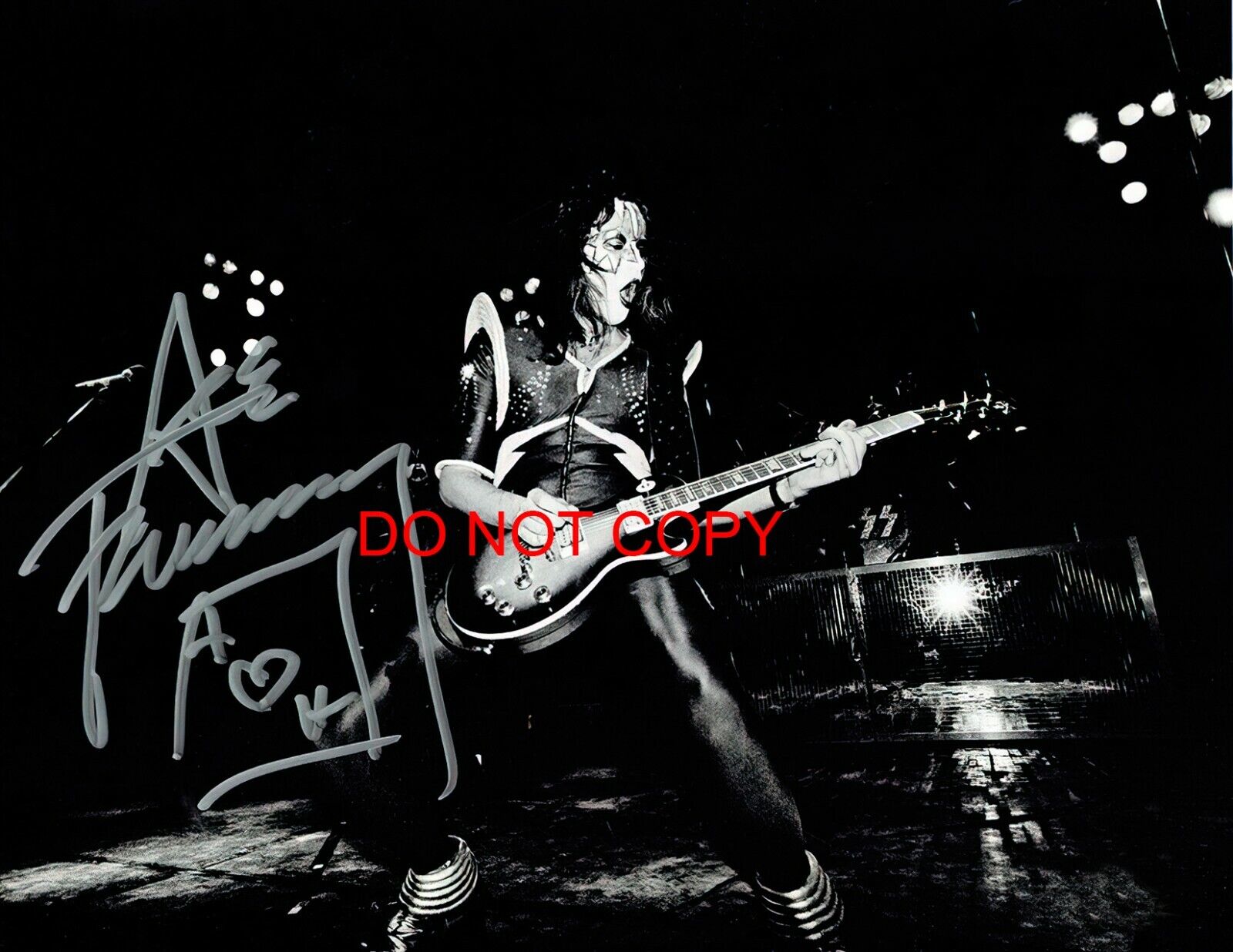 Ace Frehley - Autographed Signed 8x10 Photo Poster painting (Kiss) Reprint