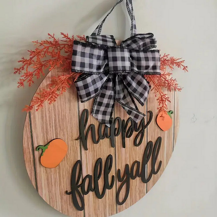 Autumn Halloween Door Sign Pendant Home Decoration, Home Decor, Holiday Decor, Room Decor -  BSZXP0003