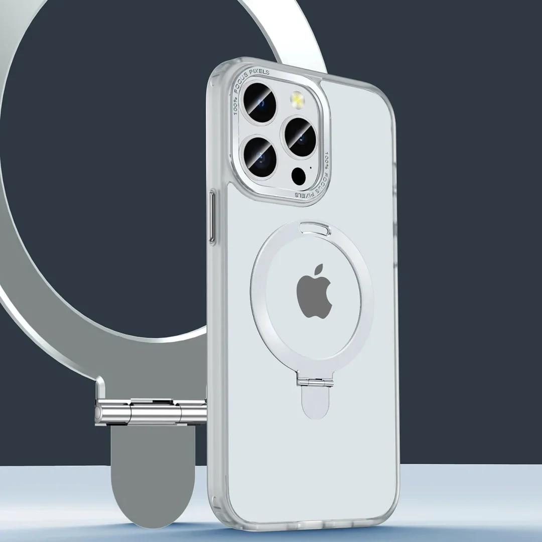 New Design iPhone Shockproof Phone Case Compatible with MagSafe (with Stand)