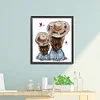 (Stamped/Counted) Mother And Daughter-14CT Cross Stitch 42*47cm/16.54*18.5in(Brand)