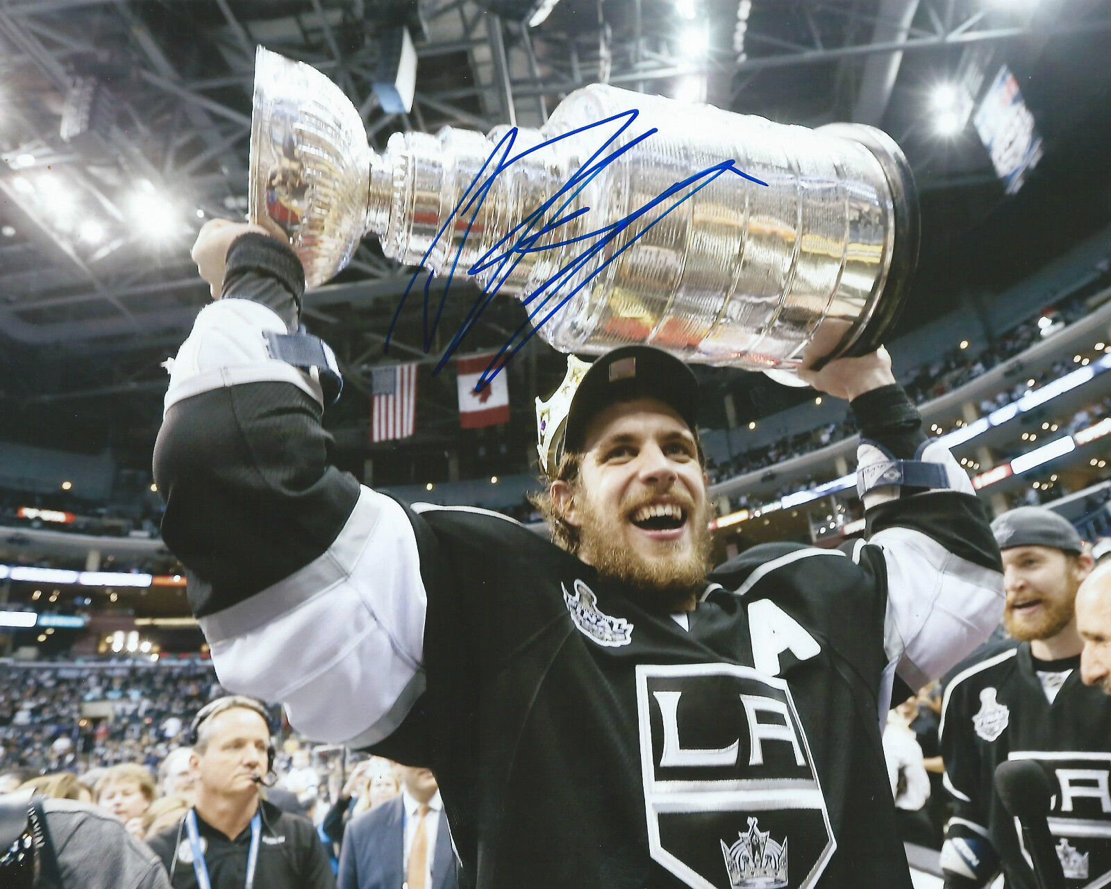 **GFA Los Angeles Kings *ANZE KOPITAR* Signed 8x10 Photo Poster painting COA**