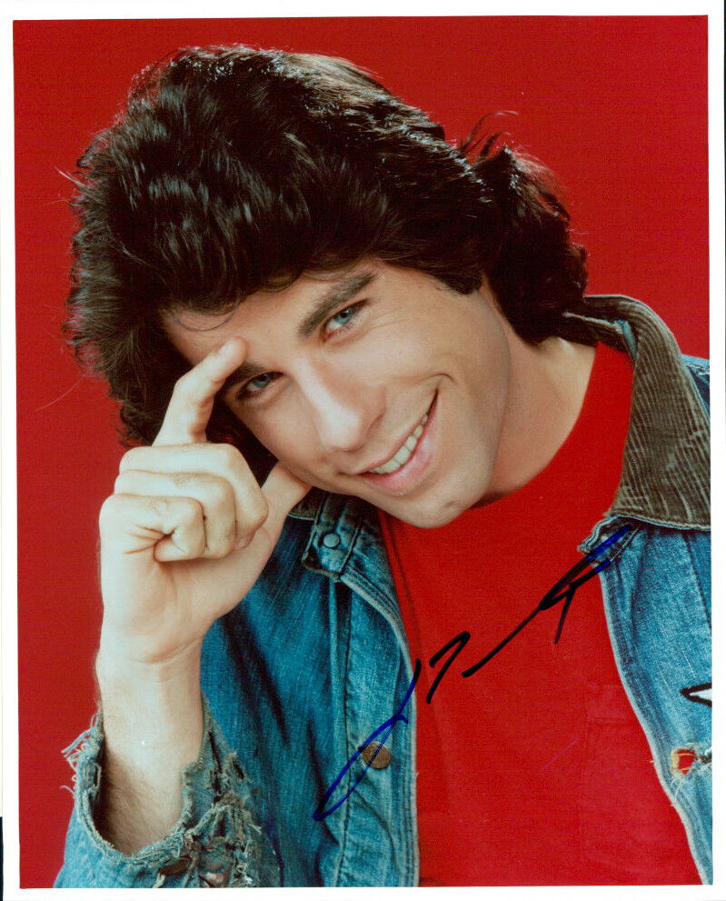 John Travolta (Welcome Back Kotter) signed authentic 8x10 Photo Poster painting COA