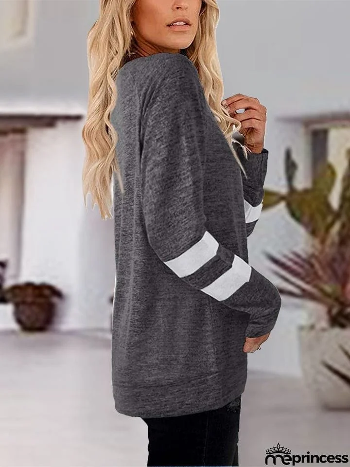 V-Neck Raglan Sleeve T-Shirt