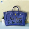 Hand Draw Customize Art English graffiti Bags For women Handbags Designer Shoulder Bag Real Cowskin Leather Unique personality