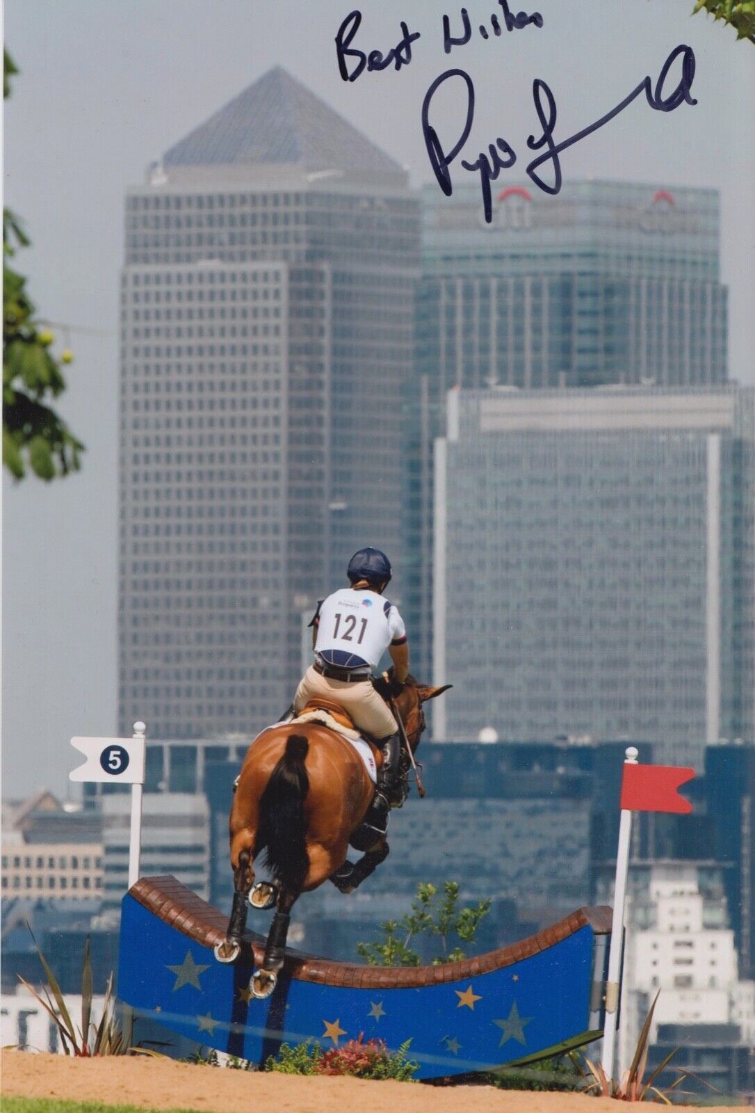 PIPPA FUNNELL HAND SIGNED 12X8 Photo Poster painting OLYMPICS AUTOGRAPH LONDON 2012 4