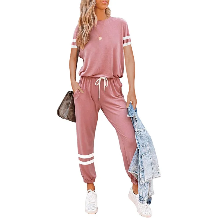 Short-sleeved Trouser Home Sports Yoga Suit