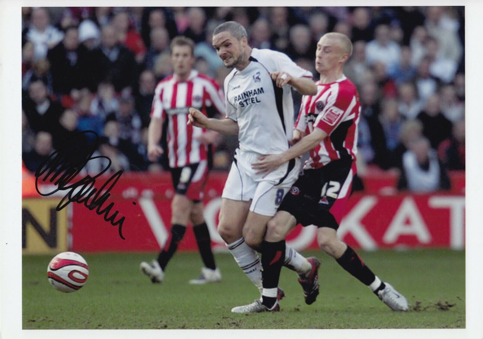 Jim Goodwin Hand Signed 12x8 Photo Poster painting - Scunthorpe United Autograph.