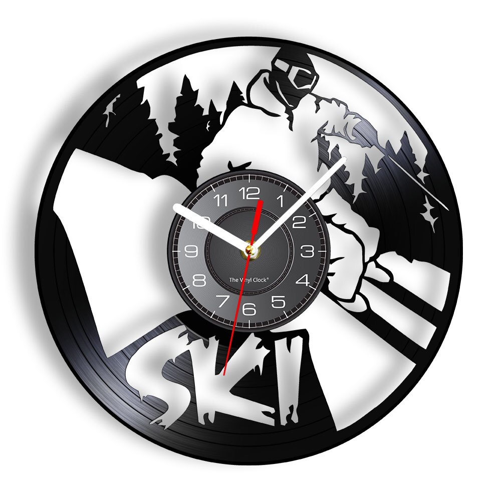 

Ski Design Art LP - Vinyl Record Wall Clock - Without LED, 501 Original