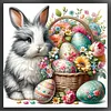 Easter Bunny-11CT Stamped Cross Stitch 40*40cm tapestrymarket