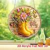 Rain Boots DIY Diamond Painting Hanging Pendants Acrylic Crafts Kit for Home Wall Decor