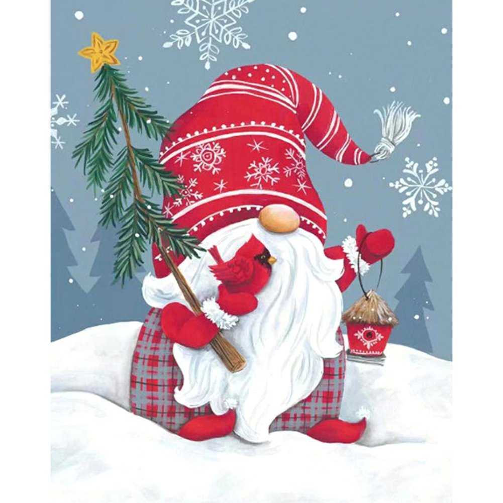 

Gnome - 11CT Stamped Cross Stitch - 40*50CM, 501 Original