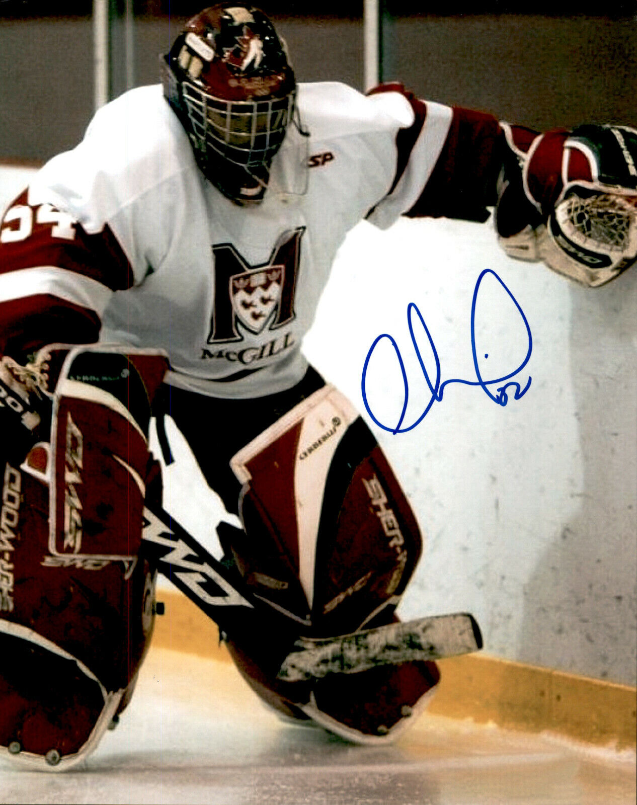 Charline Labonte SIGNED 8x10 Photo Poster painting WOMEN'S HOCKEY MCGILL UNIVERSITY TEAM CANADA