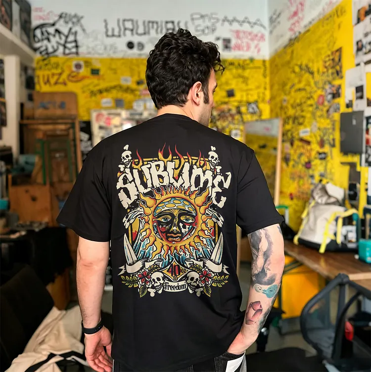 Sublime Freedom Printed Men's T-shirt