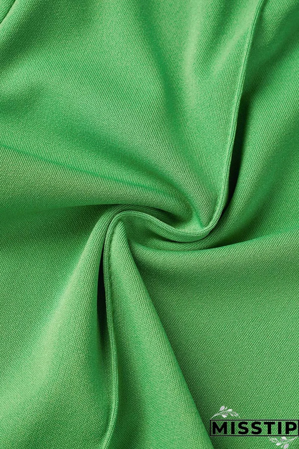 Green Casual Solid Vests Pants U Neck Sleeveless Two Pieces